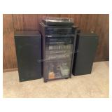 Pioneer Sound System Components & Cabinet
