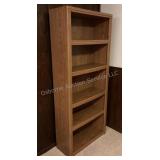 Bookshelf, 31x71 1/2 x 12 1/2"