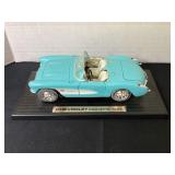 1957 Corvette diecast on base
