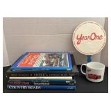 Coffee table car books, Viper mug & advertising