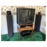 Sony TV, speakers, Sony receiver STR-D450z,