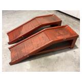 Standard steel car ramps