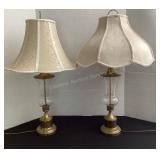 Pair of 29' lamps with good shades