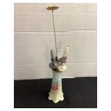 Hand painted hat pin holder & pins