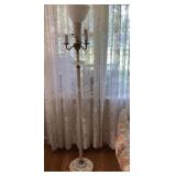 63 1/2' antique floor lamp, good cord