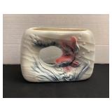 Vintage pottery fish planter, unmarked Royal
