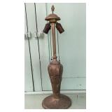 24 1/2' tall antique lamp, needs rewired, heavy