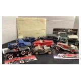Collectible cars from Danbury Mint, imperfect