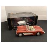 Burago 1957 Corvette 1:18 die cast car