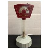 Vintage Park-O-Meter Bank with coins, no key