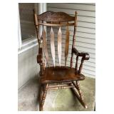 Large antique rocker, 22'w x 45ï¿½t x 36ï¿½d