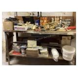 Basement work bench contents