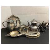 Gorham Sterling bowl & vintage silver plate