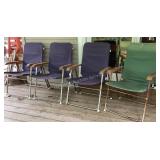 4 folding yard/patio chairs