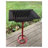 Cast iron portable grill, 17x29' tall x 13ï¿½