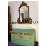 Vintage dresser & wall mirror