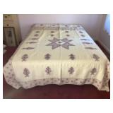 C.S.L. Murray Bay Homespun blanket, 62x92'