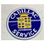 12' Cadillac Servic metal sign