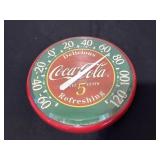 1998 12' plastic Coca-Cola thermometer, works