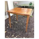 High top table, 38x38x36' tall