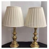 Pair of Stiffel Lamps, 28 1/2' tall