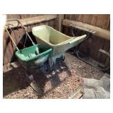 Steel picnic table legs, Ames cart & Scotts