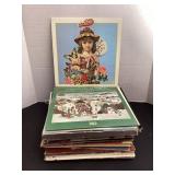 Vintage record albums