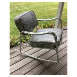 Vintage aluminum patio rocker, 24 wide x 29ï¿½