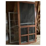 3 storm doors & window