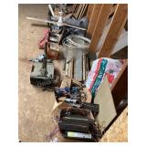 Upstairs scrap pile