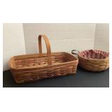2 Longaberger baskets