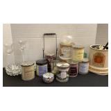 Candles, candle warmer, candleholders