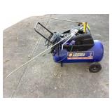 Campbell Hausfeld 20 gallon air compressor, works
