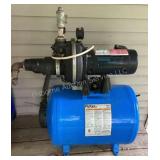 Flotec well pump & bladder tank, 3/4hp