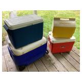 4 coolers, good condition