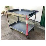 Utility shop cart, 38 1/2 w x 37 1/2 t x 24'