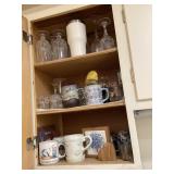 Cupboard Cleanout; trivet, mugs, stemware & more