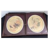 Vintage Botanical & Bird Pictures, 12 3/4x14 3/4'