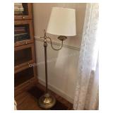 52' brass floor lamp