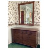 Willett 7 drawer dresser & mirror