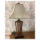 30' Bamboo Style Lamp, works