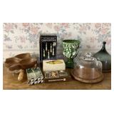 Vintage serving pieces & decor