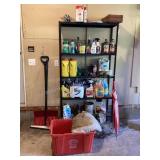 Garage shelf & cleanout
