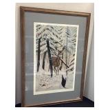"Cautious Decentï¿½ framed print by Charles