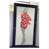 Marylin Monroe artistic decorative picture,