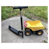 Large Tonka Dump Truck & Jetson Scooter
