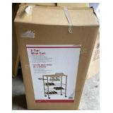 3 tier wine cart, assembly required