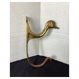 7 1/2" brass duck hook