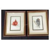 2 Carol Gilbert signed watercolor pictures