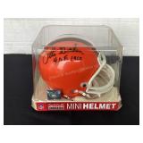 Autographed Otto Graham Cleveland Browns mini